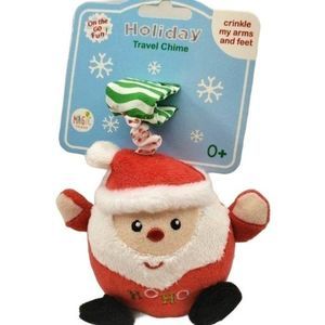 Santa Clause Keychain Baby Toy‎ Crinkle plush toy